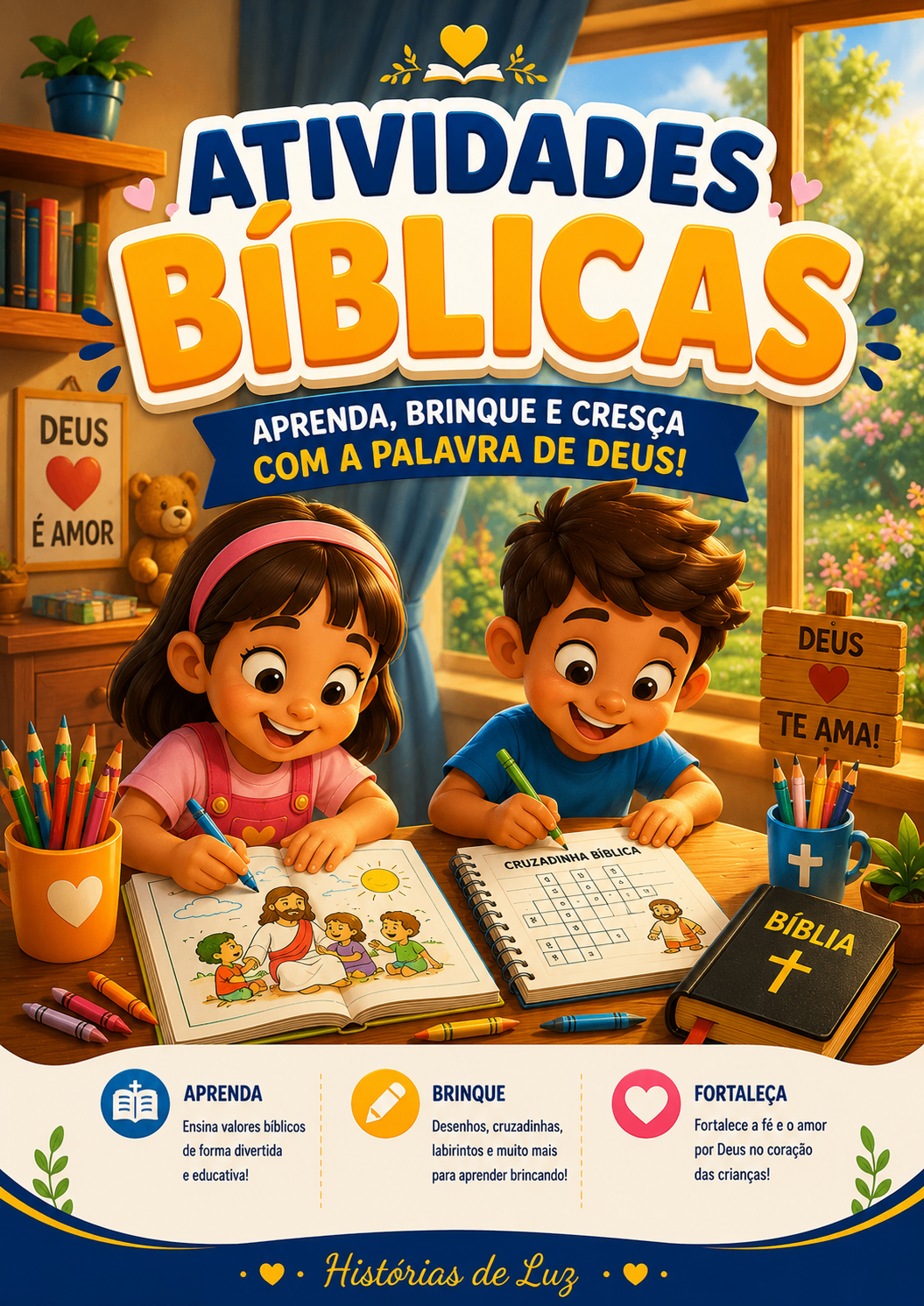 Capa da apostila Atividades Bíblicas