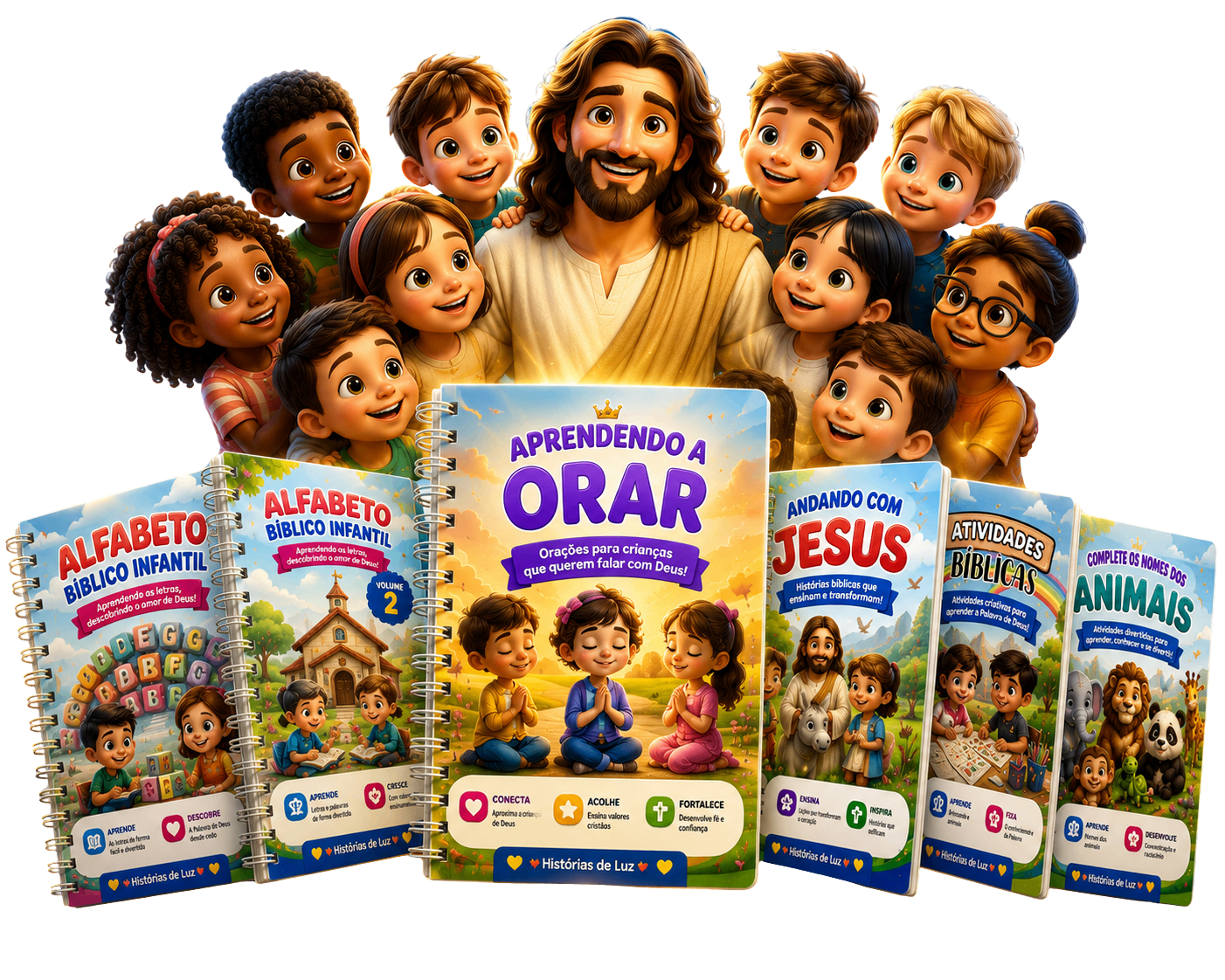 Imersão Bíblica de Mesa: apostilas bíblicas impressas para crianças