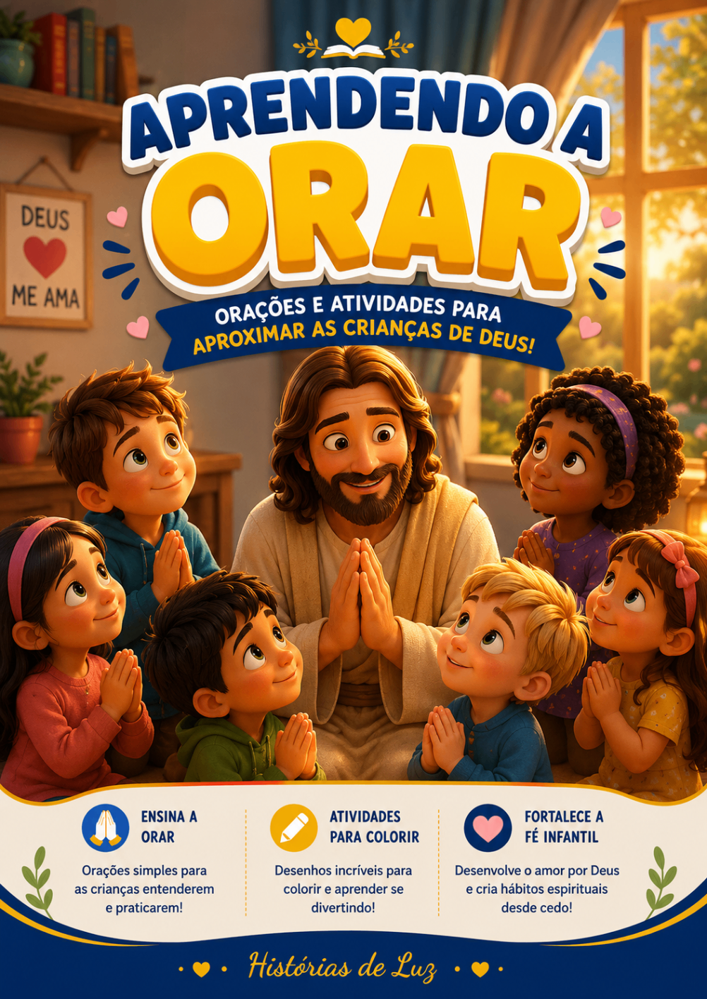 Capa da apostila Aprendendo a Orar
