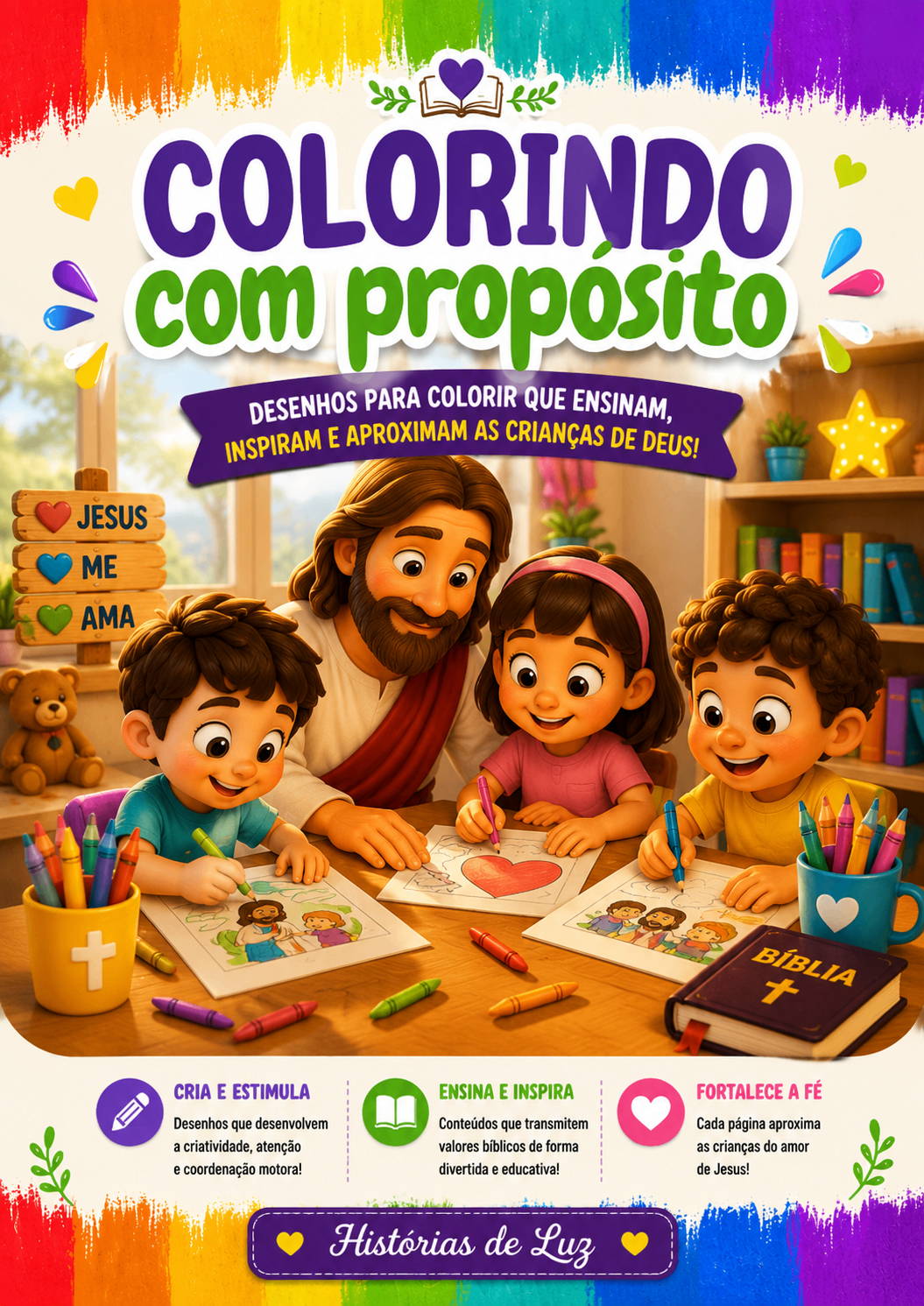 Capa da apostila Colorindo com Propósito